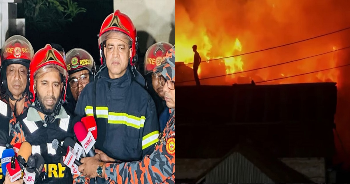 কড়াইল বস্তিতে আগুনে দেড় হাজার ঘর পুড়ে ছাই