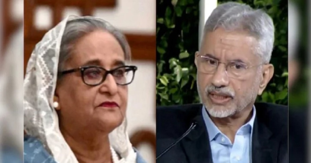 দিল্লিতে শেখ হাসিনার অবস্থান নিয়ে যা বললেন জয়শঙ্কর