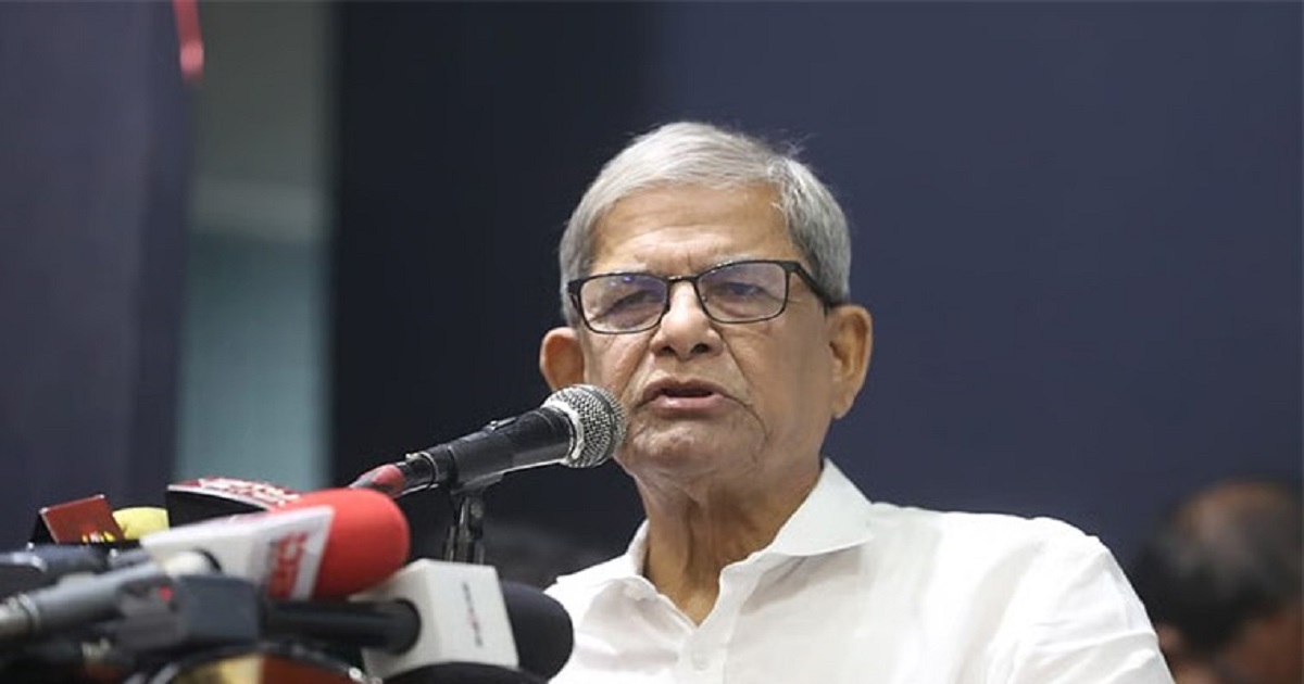 সংকট উত্তরণের একমাত্র পথ হলো নির্বাচন: মির্জা ফখরুল