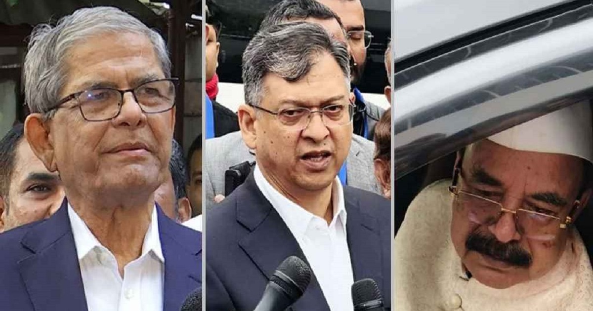 শাহজালালে তারেক রহমানের অপেক্ষায় মির্জা ফখরুলসহ অন্যরা