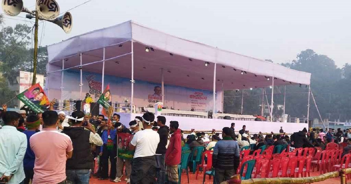 তারেক রহমানের জন্য প্রস্তুত মঞ্চ