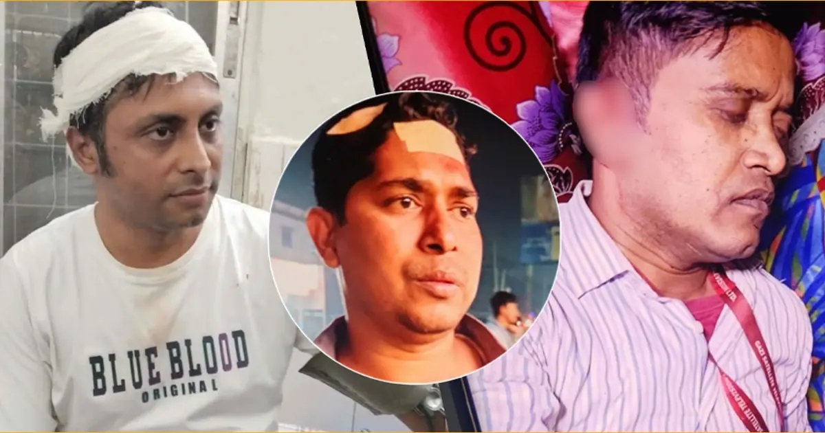 চাঁদা না পেয়ে নরসিংদীতে সাংবাদিকদের ওপর সন্ত্রাসী হামলা, আহত ১২