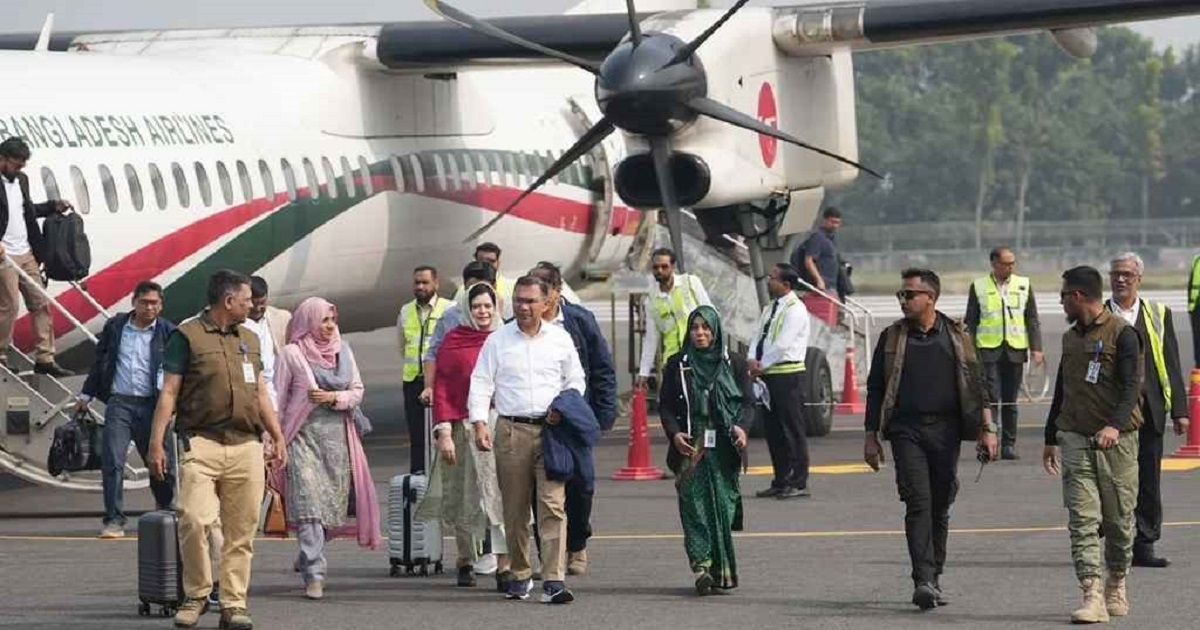 রাজশাহীতে পৌঁছেছেন বিএনপি চেয়ারম্যান তারেক রহমান