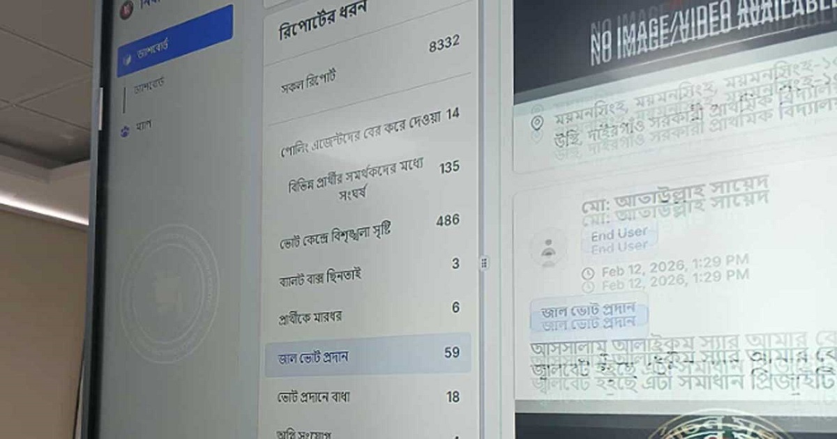 সারাদেশে ৪৮৬টি স্থানে বিশৃঙ্খলা, জালভোট ৫৯টি