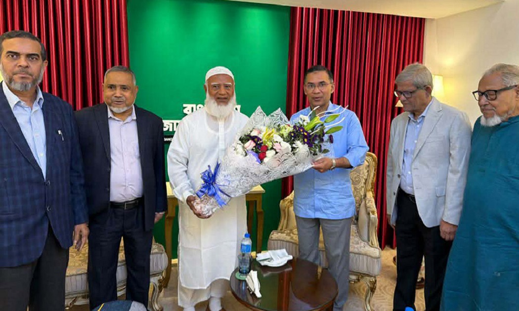 জামায়াত আমিরের বাসায় তারেক রহমান