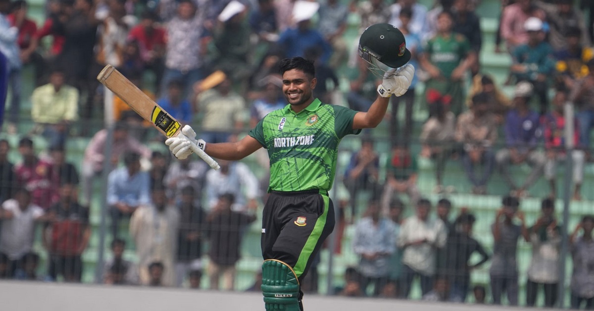 আকবরের প্রথম সেঞ্চুরিতে জিতলো নর্থ জোন