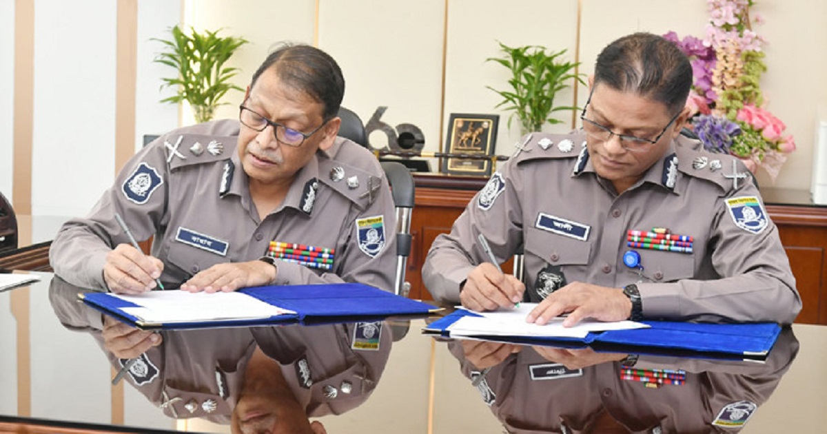 দায়িত্ব গ্রহণ করলেন নবনিযুক্ত আইজিপি