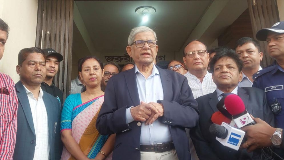 ঠাকুরগাঁওয়ে মেডিকেল কলেজের সিদ্ধান্ত জানালেন মির্জা ফখরুল