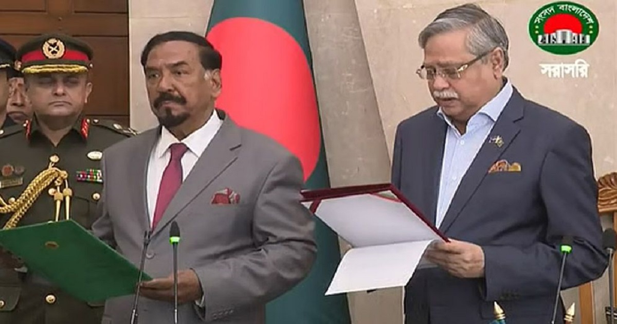 স্পিকার ও ডেপুটি স্পিকারকে শপথ পাঠ করালেন রাষ্ট্রপতি