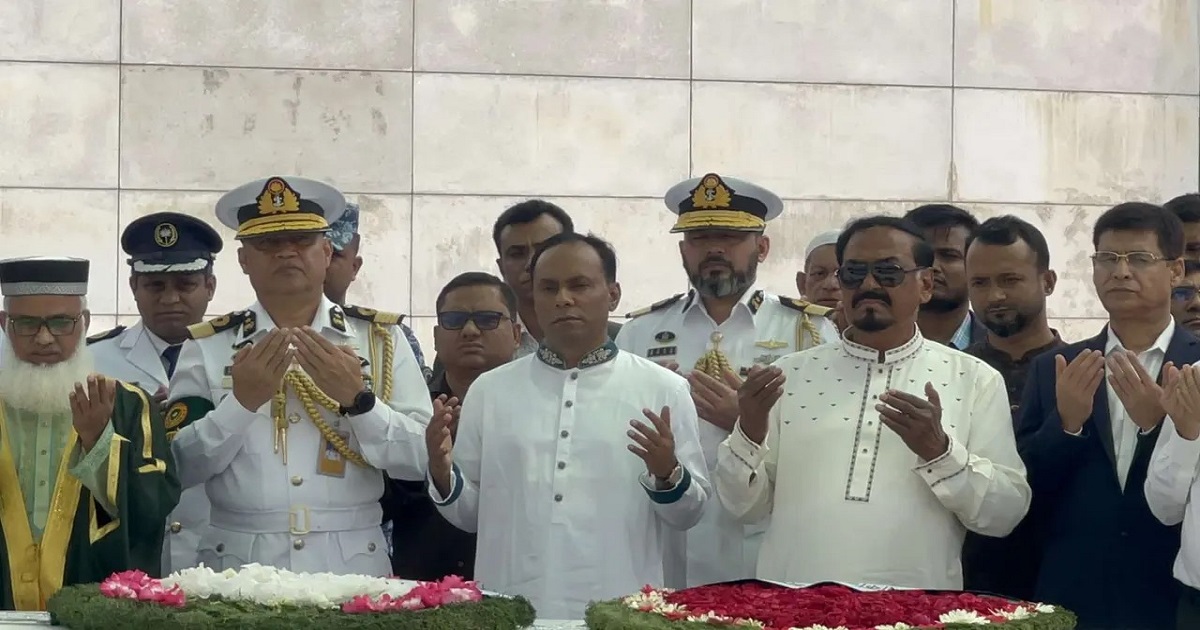 জিয়াউর রহমান ও খালেদা জিয়ার কবরে শ্রদ্ধা স্পিকার-ডেপুটি স্পিকারের