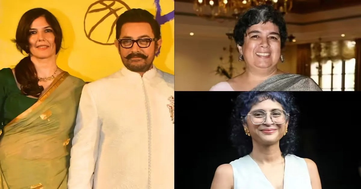 ৬১তম জন্মদিনে বান্ধবী ও প্রাক্তন দুই স্ত্রীর সঙ্গে আমির খান