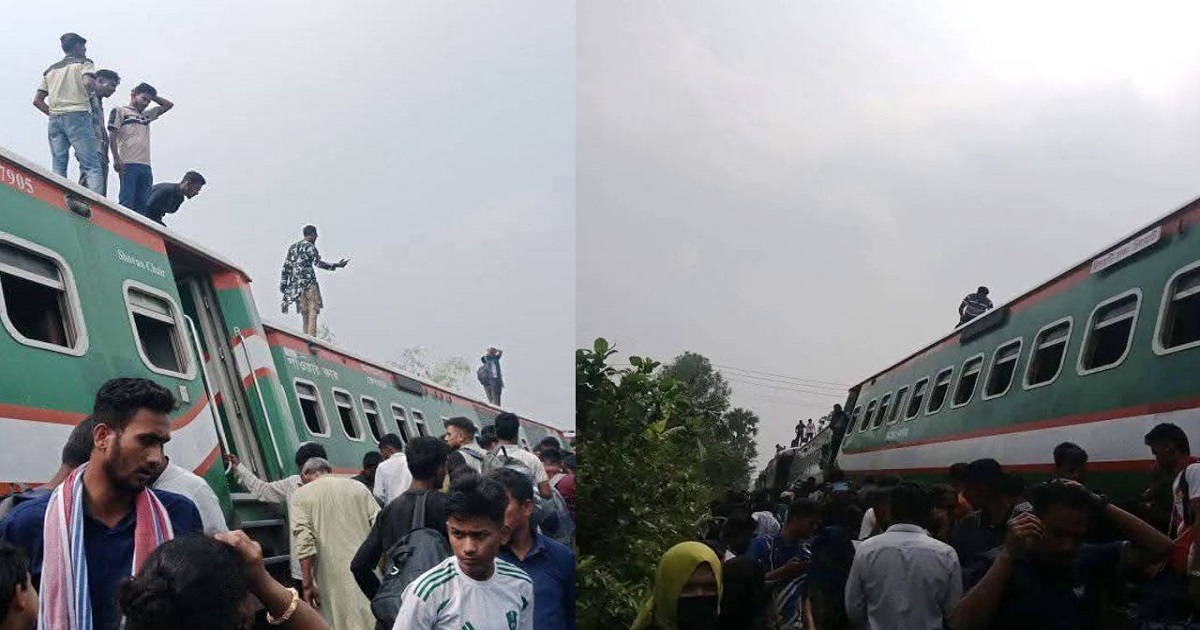 উঠে গেছে রেললাইন, পালিয়েছেন ট্রেনের স্টাফরা