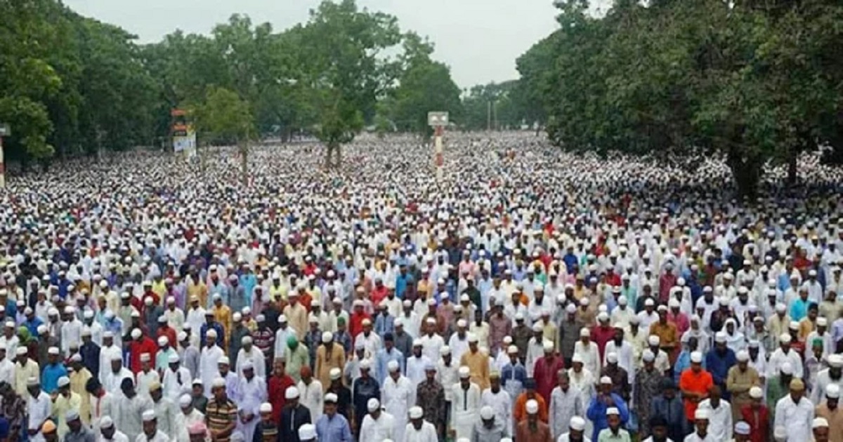 শোলাকিয়ায় ১৯৯তম ঈদ জামাতে জনসমুদ্র