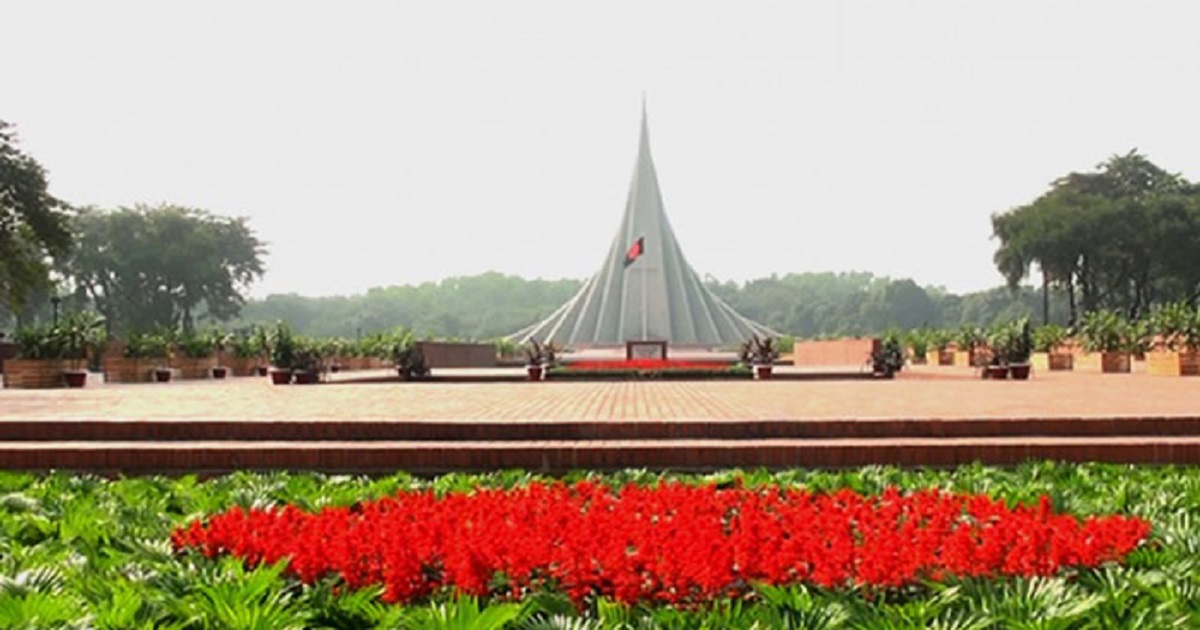 শহীদদের শ্রদ্ধা জানাতে প্রস্তুত জাতীয় স্মৃতিসৌধ