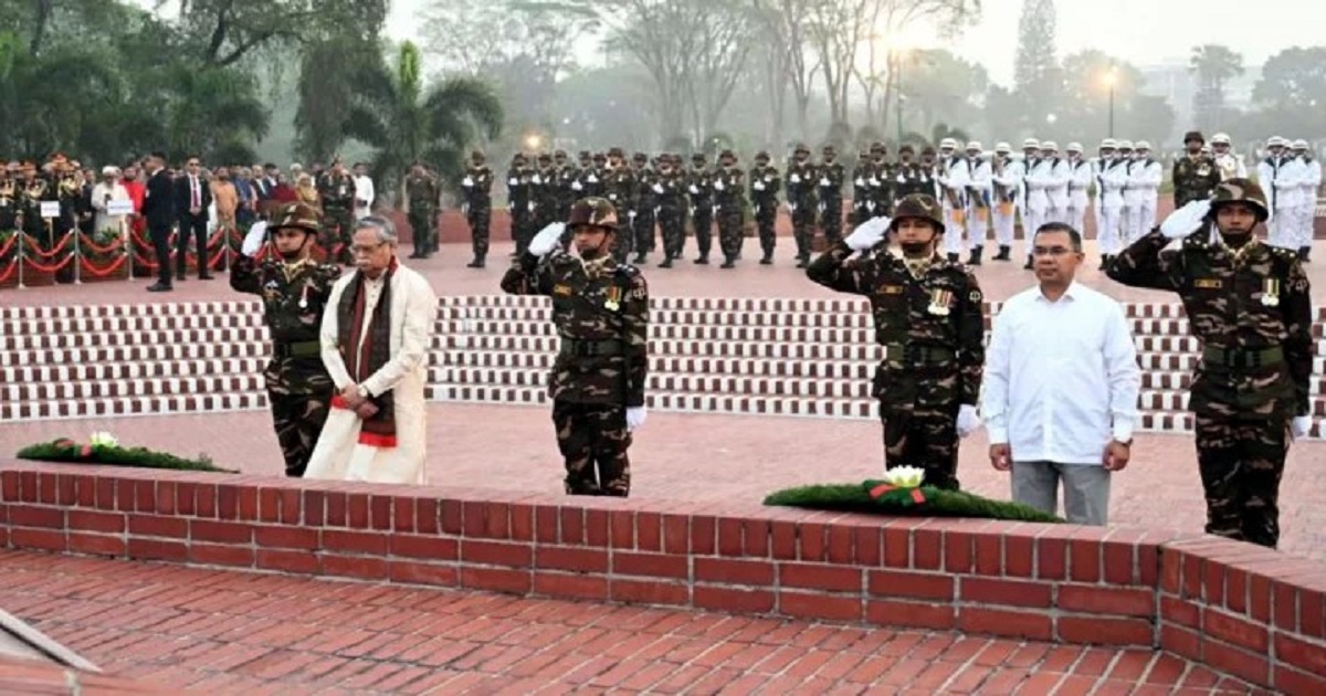 স্বাধীনতা দিবসে জাতীয় স্মৃতিসৌধে রাষ্ট্রপতি ও প্রধানমন্ত্রীর শ্রদ্ধা নিবেদন