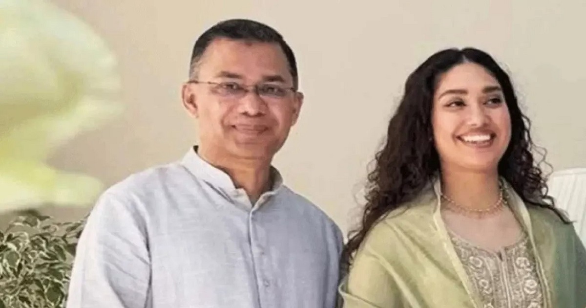 জাতীয় স্টেডিয়ামে উপস্থিত বাবার সঙ্গে জাইমা রহমান