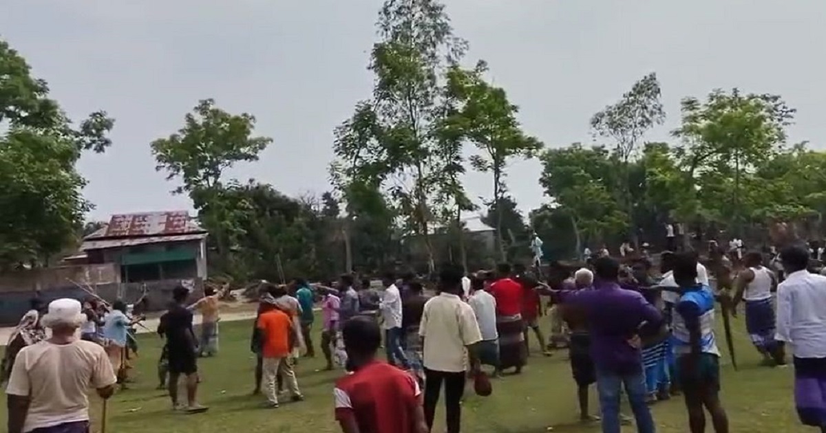 হবিগঞ্জের লাখাইয়ে তুচ্ছ ঘটনাকে কেন্দ্র করে সংঘর্ষে ২০ জন আহত