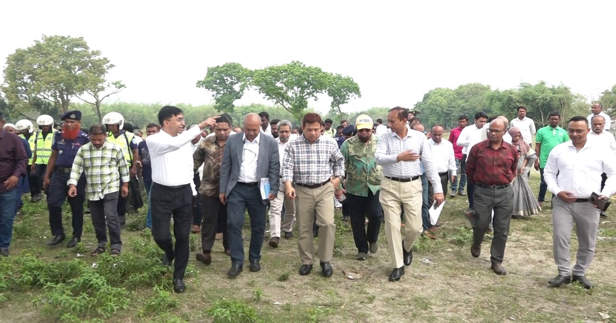 বাংলাদেশ-চীন মৈত্রী হাসপাতাল প্রকল্পের স্থান পরিদর্শনে স্বাস্থ্য সচিব