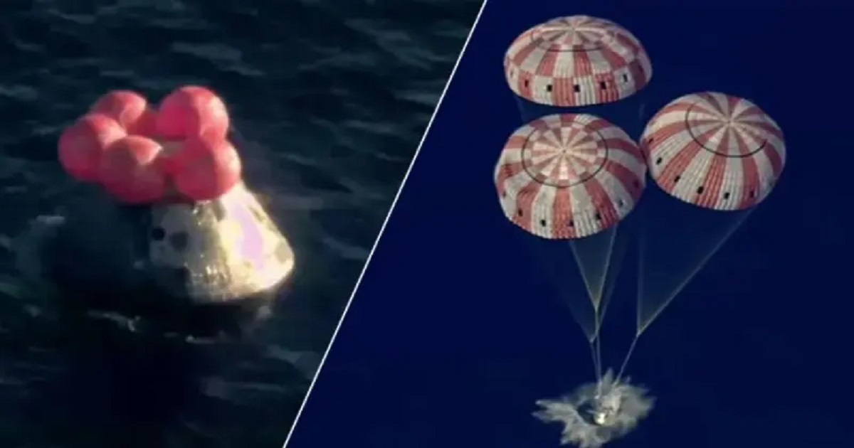 মহাকাশযাত্রা শেষে নিরাপদে ফিরল নাসার ‘আর্টেমিস-২’