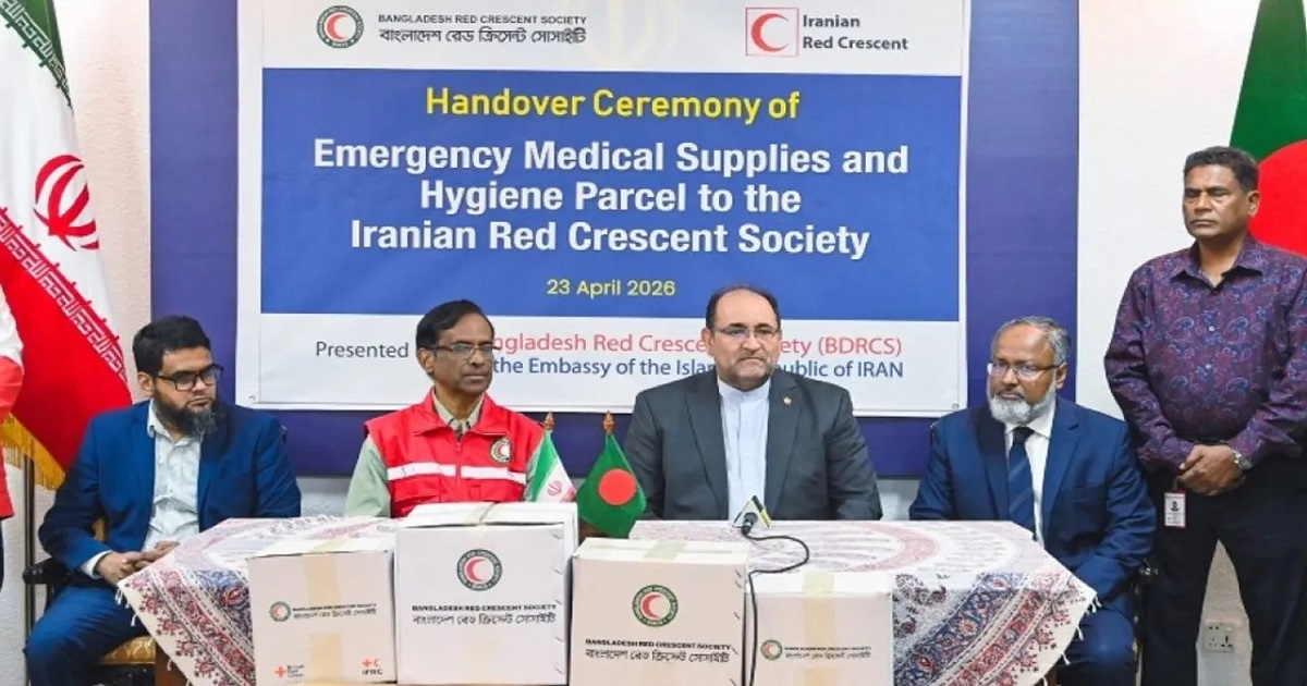 যুদ্ধে বির্পযস্ত ইরানে প্রধানমন্ত্রীর অনুদান