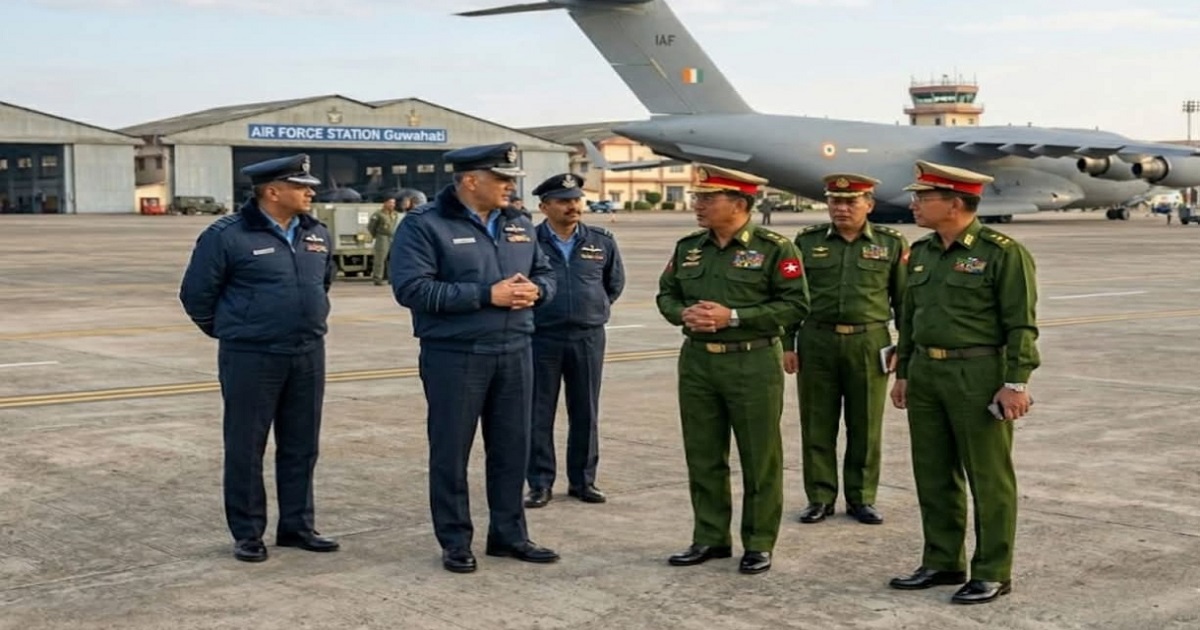 গুয়াহাটিতে ভারত ও মিয়নমার বিমানবাহিনীর উচ্চপর্যায়ের বৈঠক অনুষ্ঠিত