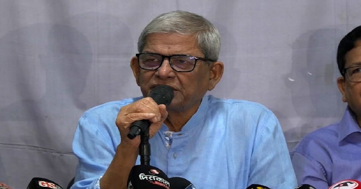 অতীত ইতিহাসের কারনেই জনগণ জামায়াতকে প্রত্যাখান করেছে: মির্জা ফখরুল