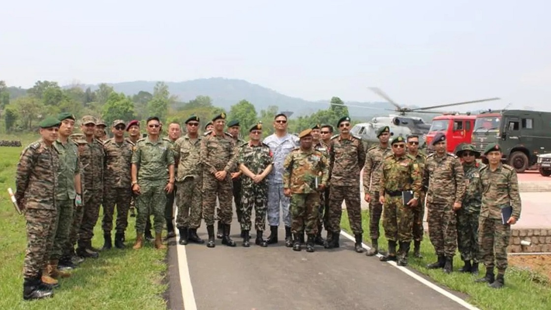 সামরিক মহড়ার ঘোষণা ভারতের