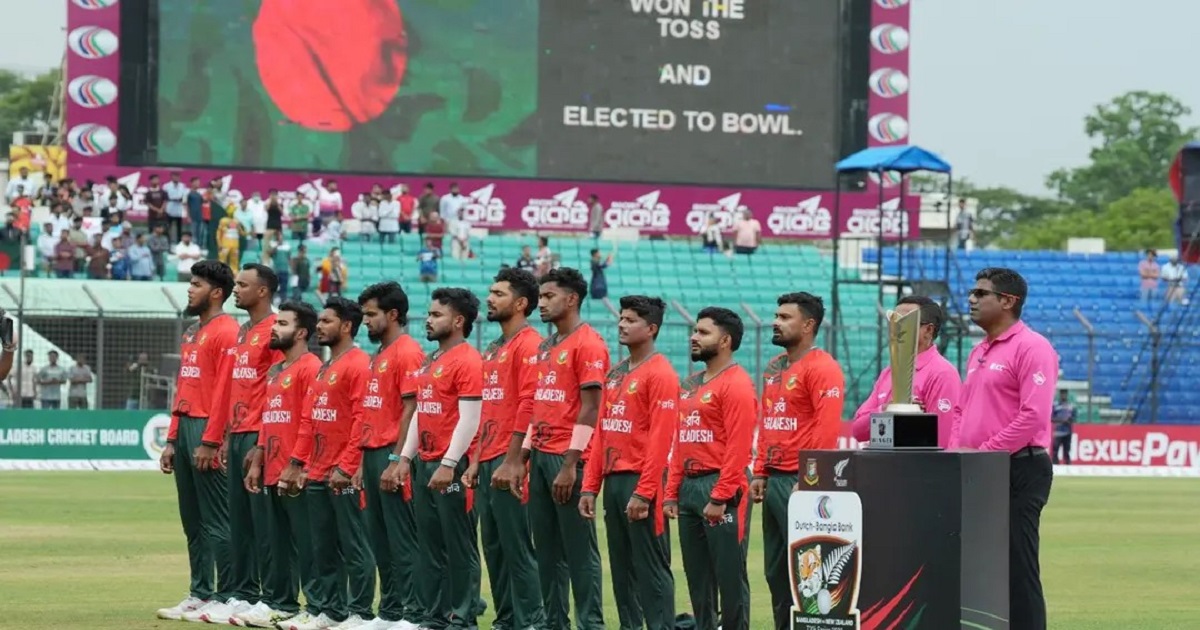 সিরিজ জয়ের লক্ষ্যে টসে হেরে ব্যাটিংয়ে বাংলাদেশ