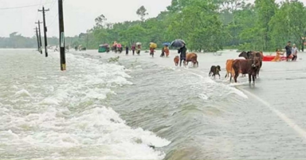 চার নদীর পানি এখনো বিপৎসীমার ওপরে, বন্যা পরিস্থিতি অপরিবর্তিত