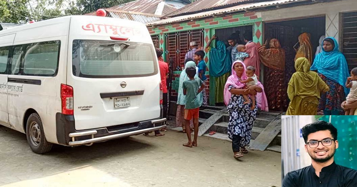 কফিনবন্দি লিমন গ্রামের বাড়িতে, শেষ বিদায়ে স্বজনদের ঢল