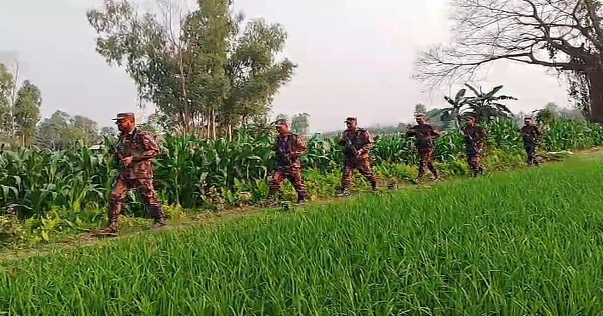 কুড়িগ্রাম সীমান্তে বিজিবির সতর্ক নজরদারি জোরদার