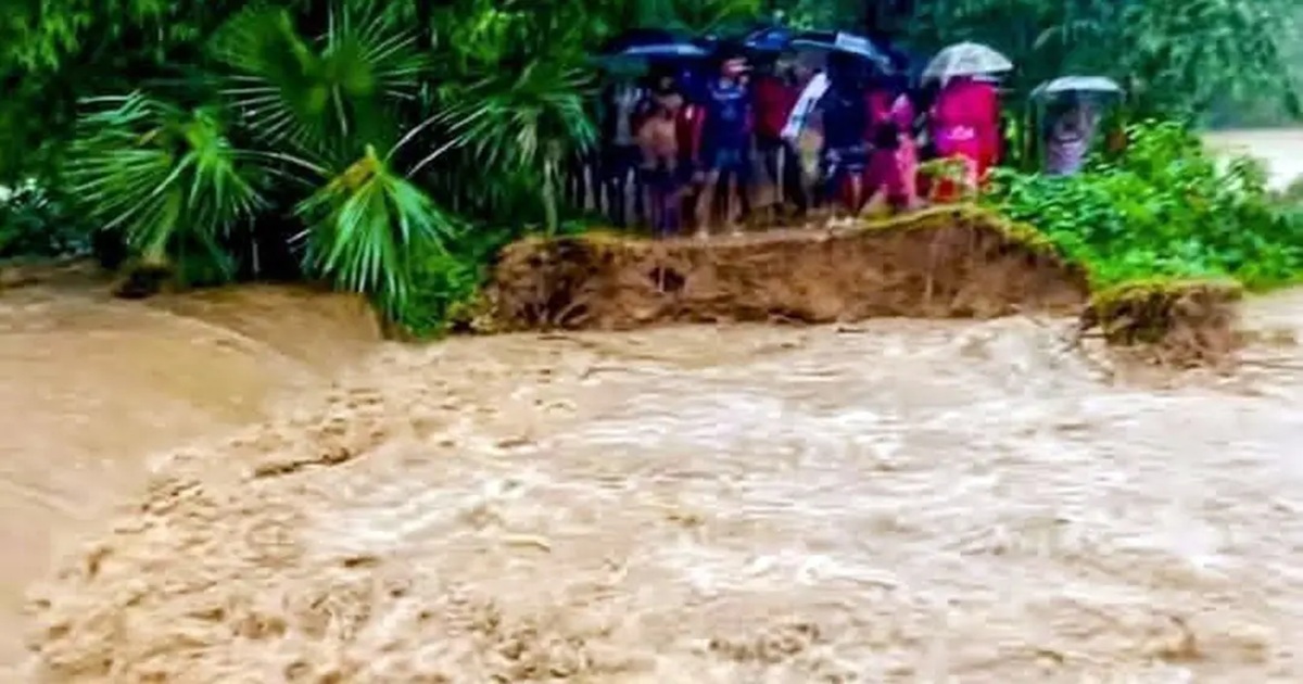 হালুয়াঘাটে পাহাড়ি ঢলে ২০ গ্রাম প্লাবিত