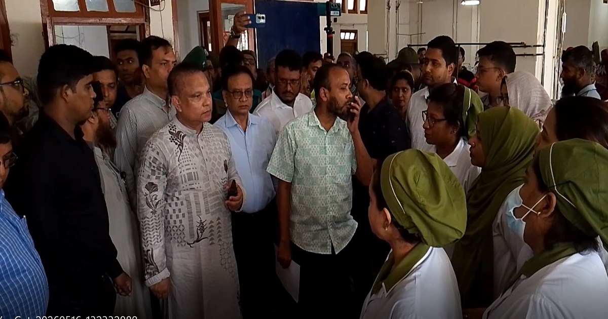 বরিশাল মেডিকেলের হাম ওয়ার্ড পরিদর্শনে প্রধানমন্ত্রীর স্বাস্থ্যবিষয়ক বিশেষ সহকারী
