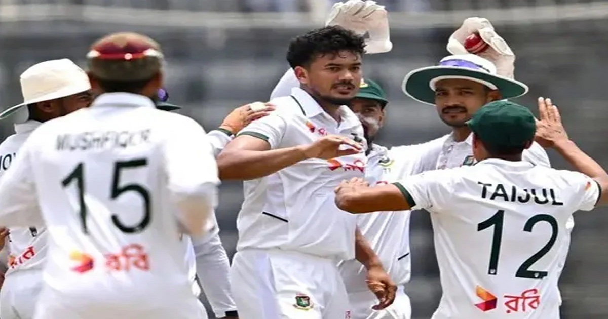 দিনের শুরুতেই তাসকিনের জোড়া আঘাতে চাপে পাকিস্তান