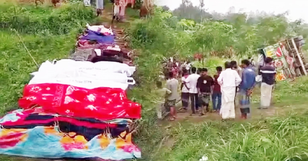 টাঙ্গাইলে ট্রাক দুর্ঘটনায় নিহত ১৫ জনের মধ্যে ১৩ জনই নওগাঁর মান্দার