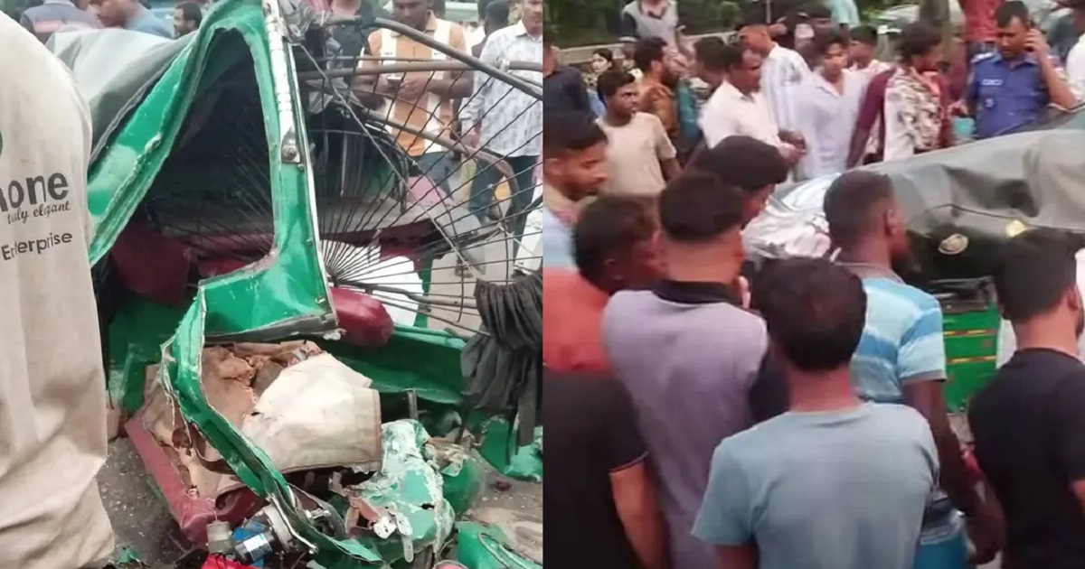 সিরাজগঞ্জে বাস-সিএনজি সংঘর্ষে নিহত ৩