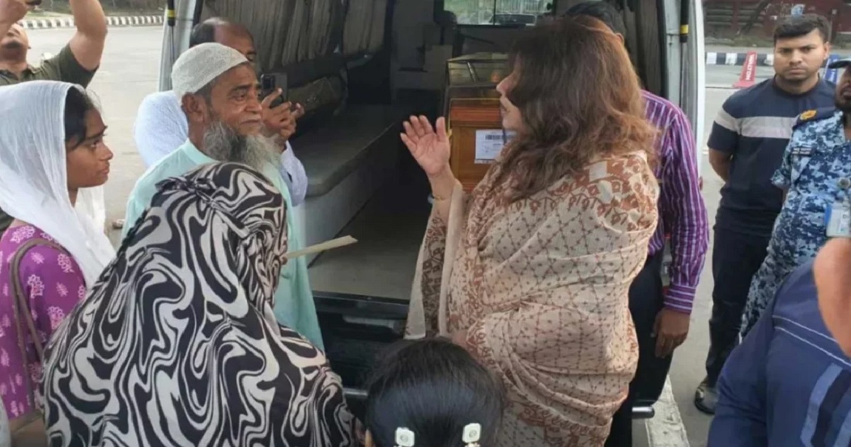 ইরাকে নিহত প্রবাসী শ্রাবনের মরদেহ দেশে পৌঁছেছে