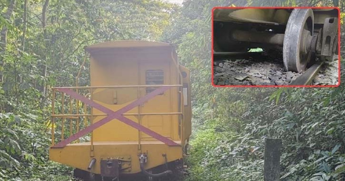 বগি লাইনচ্যুত, সিলেটের সঙ্গে সারাদেশের ট্রেন চলাচল বন্ধ