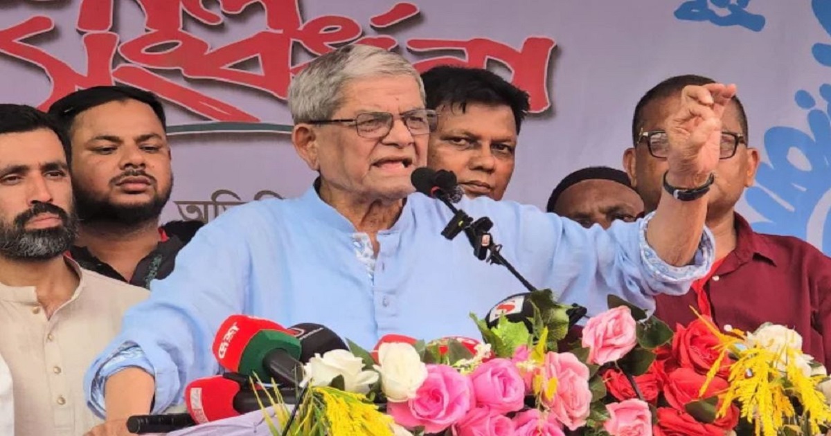 গণতন্ত্রকে বাধাগ্রস্ত করতে অপচেষ্টা করছে একটি মহল :  মির্জা ফখরুল