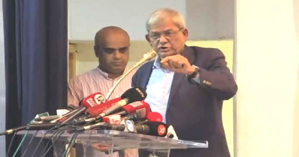 বিএনপি বিভাজনের রাজনীতি বিশ্বাস করে না: মির্জা ফখরুল