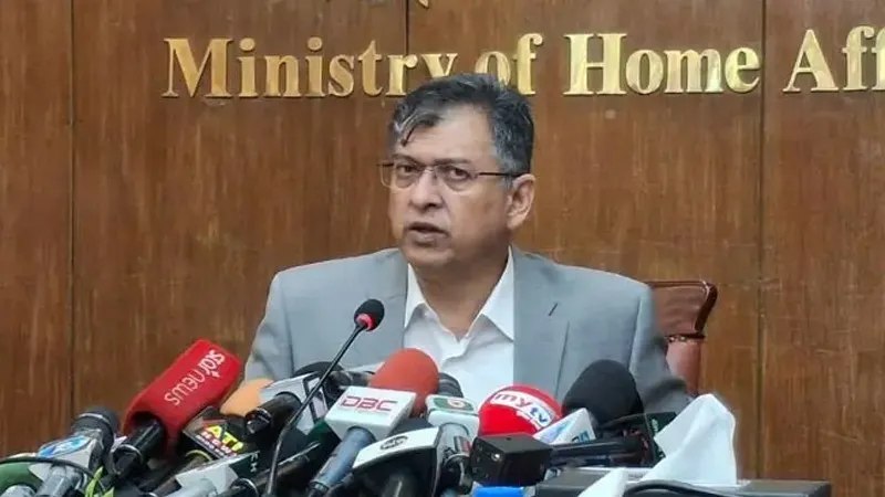 অপরাধের সংখ্যা ২০২৫ সালের তুলনায় কমেছে: স্বরাষ্ট্রমন্ত্রী
