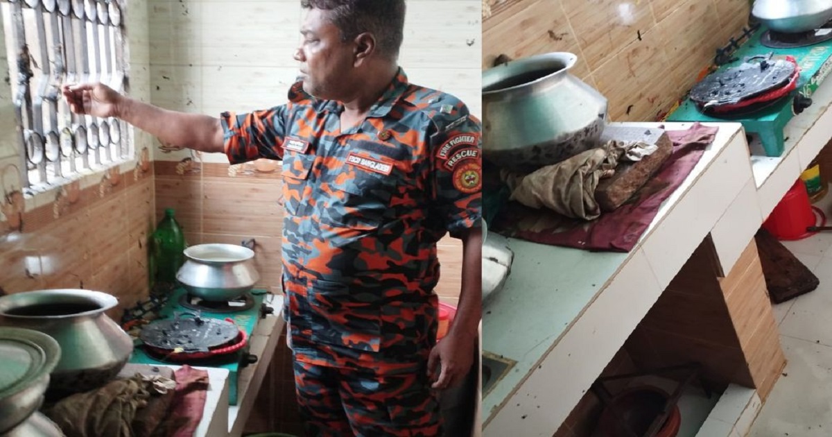 নারায়ণগঞ্জে গ্যাস লিকেজে একই পরিবারের ৫ জন দগ্ধ